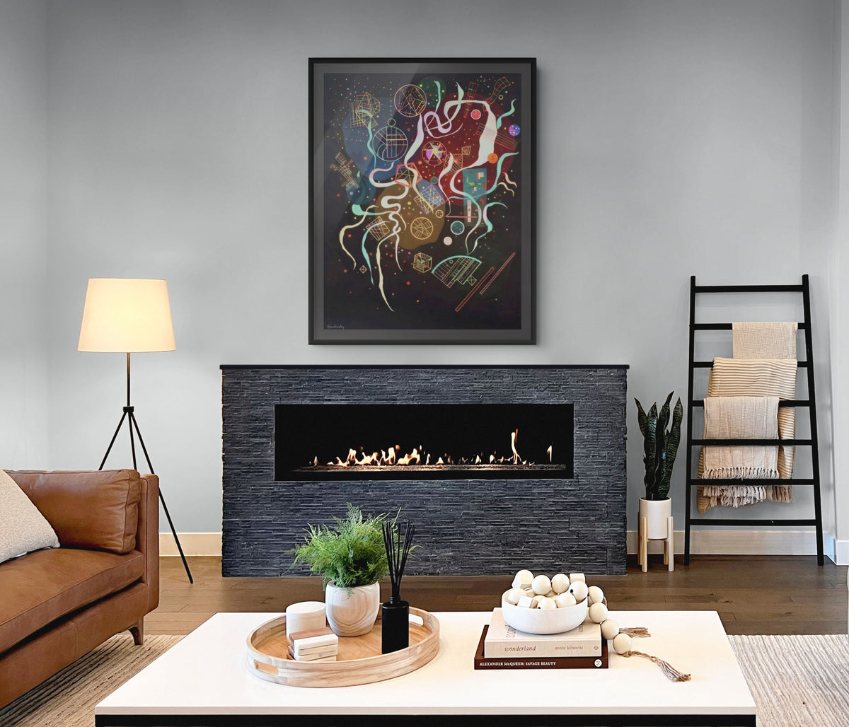 Couple on Horseback - Wassily Kandinsky - Premium 430g canvas (gallery quality)