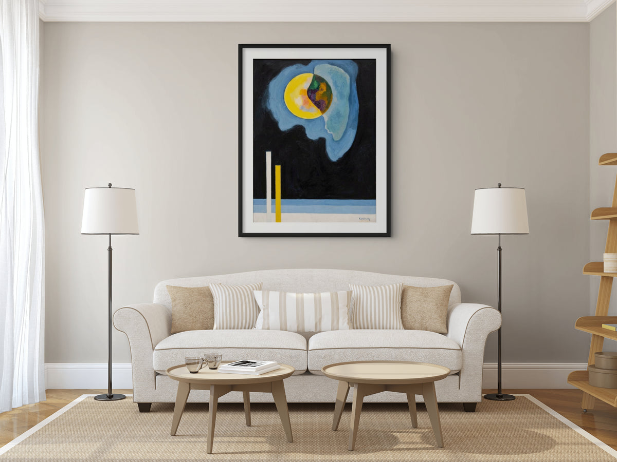 Couple on Horseback - Wassily Kandinsky - Premium 430g canvas (gallery quality)