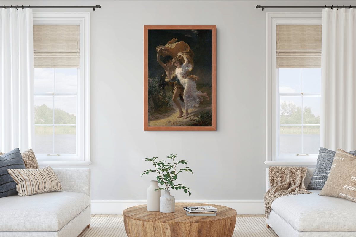 La tormenta - Pierre Auguste Cot - Lienzo premium 430g (calidad de galeria)