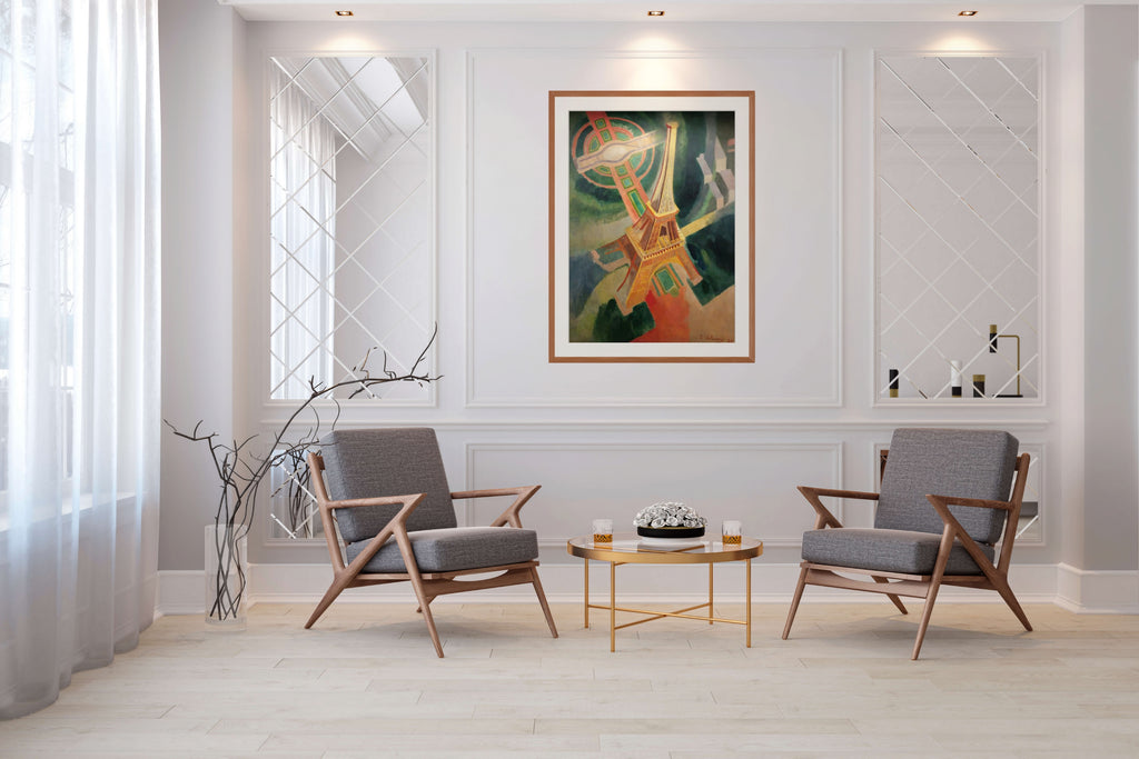 Simultaneous Windows - Robert Delaunay - Premium 430g Canvas (gallery quality)