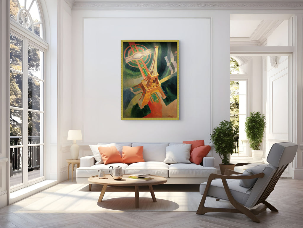 Simultaneous Windows - Robert Delaunay - Premium 430g Canvas (gallery quality)