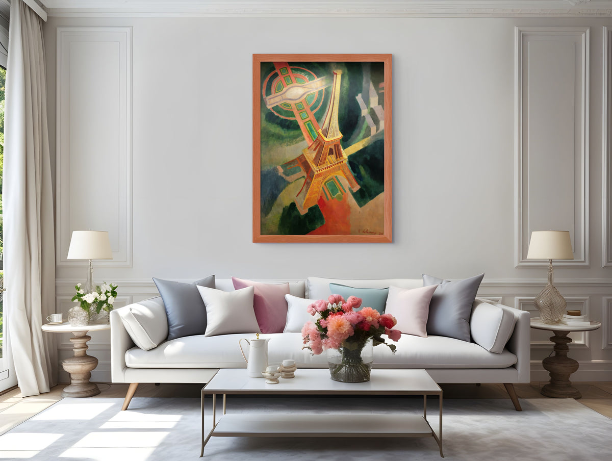 Simultaneous Windows - Robert Delaunay - Premium 430g Canvas (gallery quality)