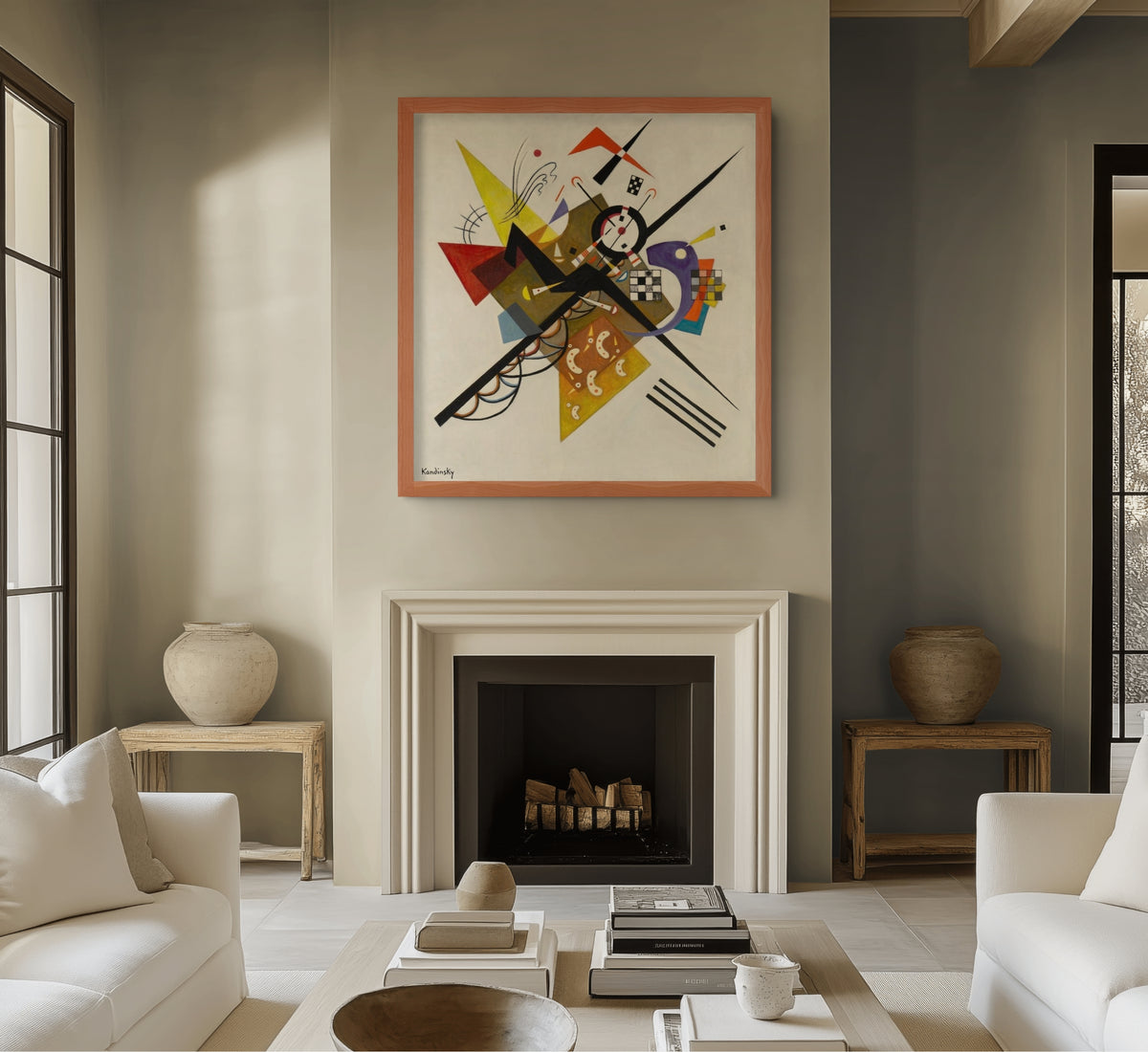 Couple à cheval - Vassily Kandinsky - Toile premium 430g (qualité galerie)