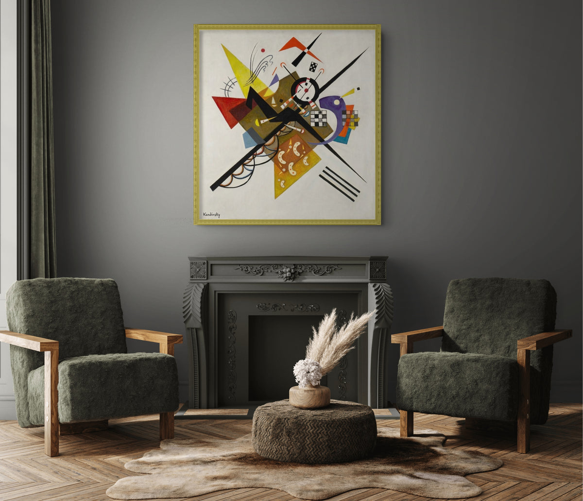 Couple à cheval - Vassily Kandinsky - Toile premium 430g (qualité galerie)