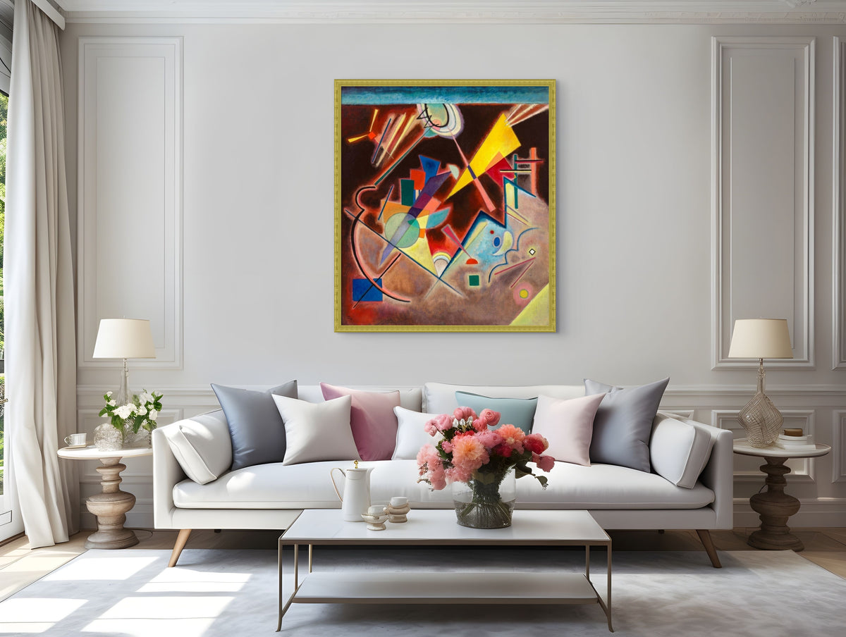 Couple à cheval - Vassily Kandinsky - Toile premium 430g (qualité galerie)
