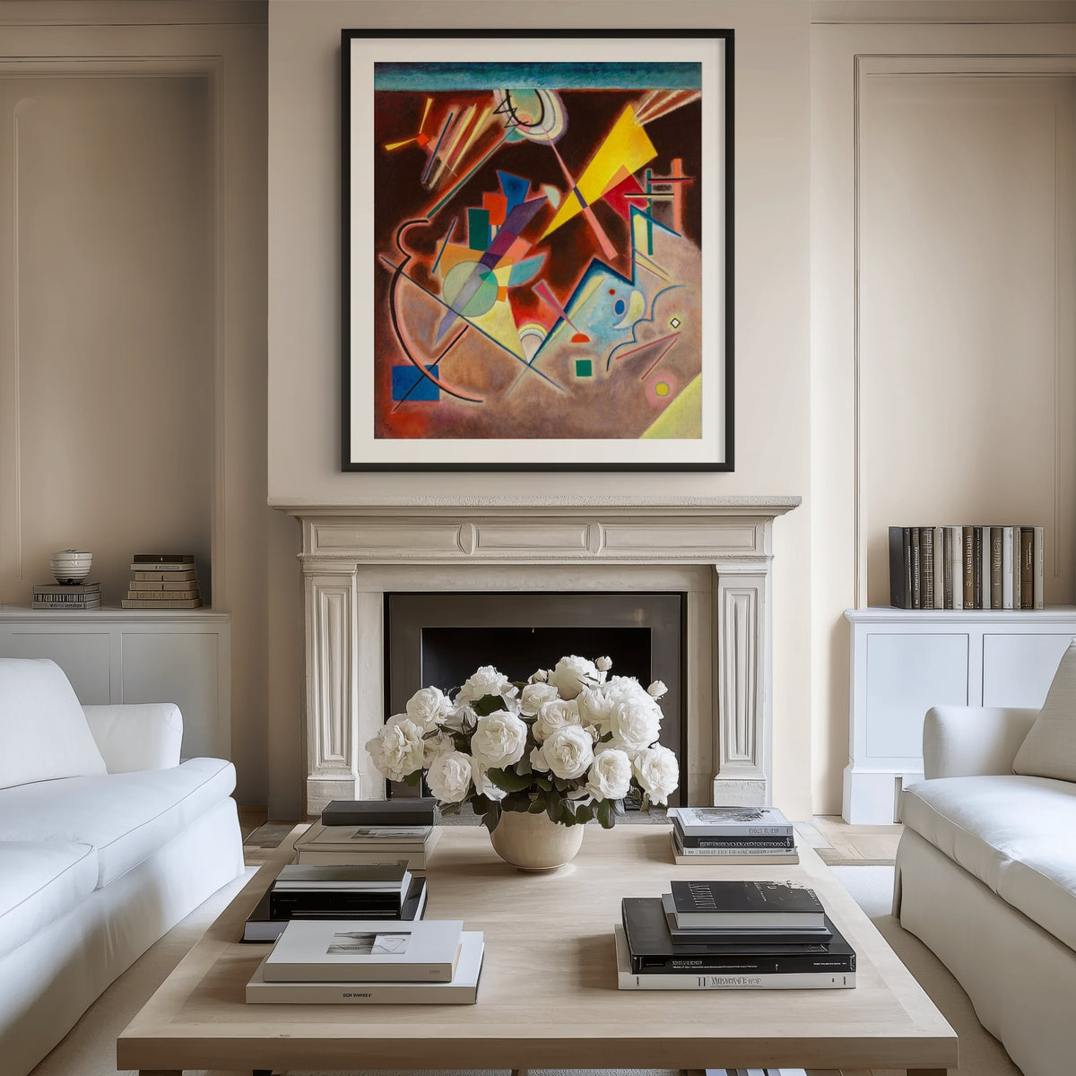 Couple à cheval - Vassily Kandinsky - Toile premium 430g (qualité galerie)