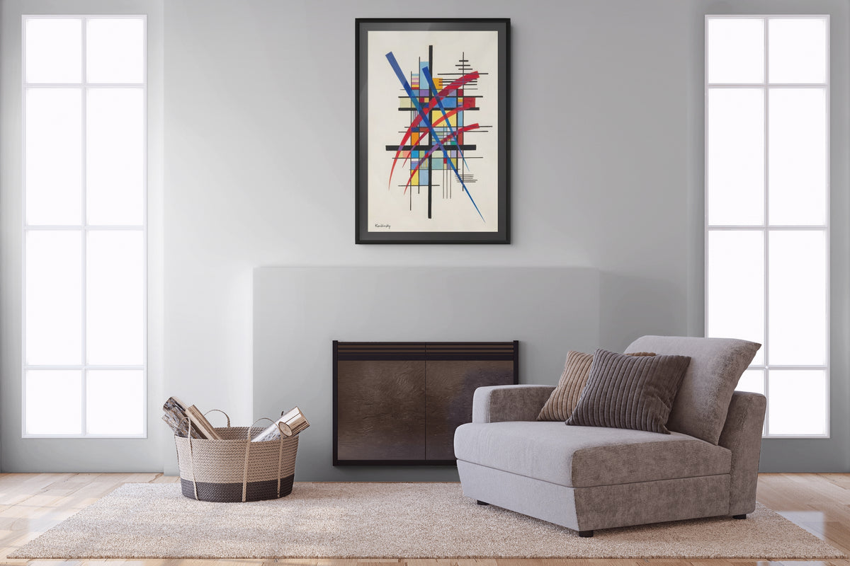 Couple on Horseback - Wassily Kandinsky - Premium 430g canvas (gallery quality)