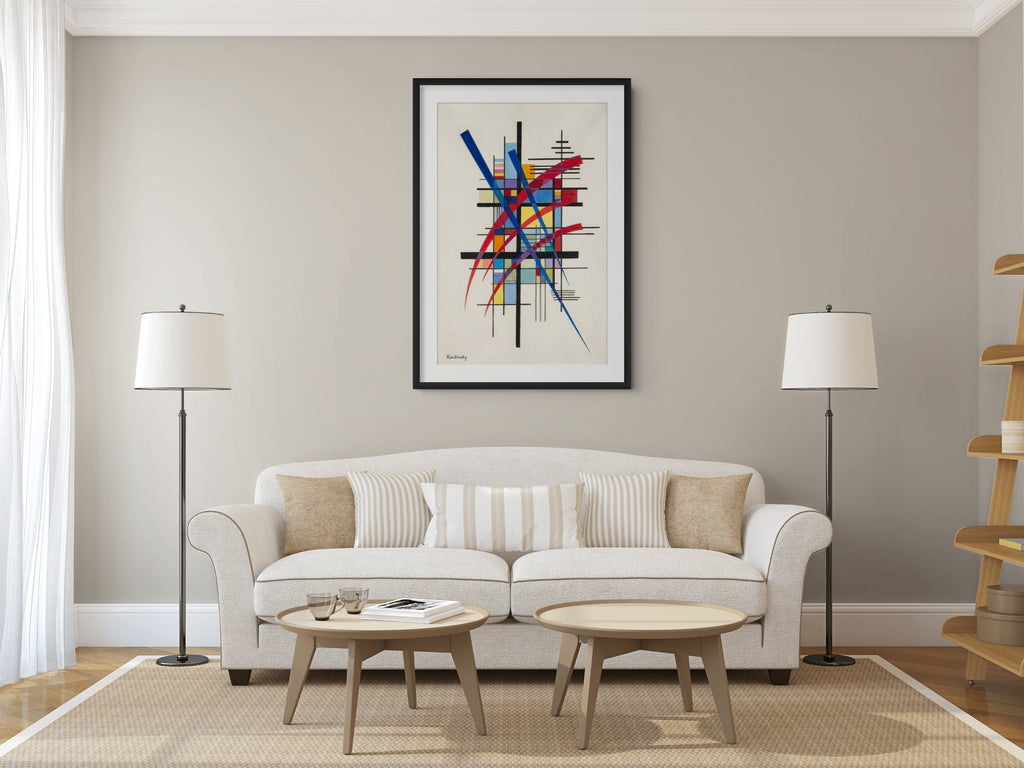 Couple on Horseback - Wassily Kandinsky - Premium 430g canvas (gallery quality)