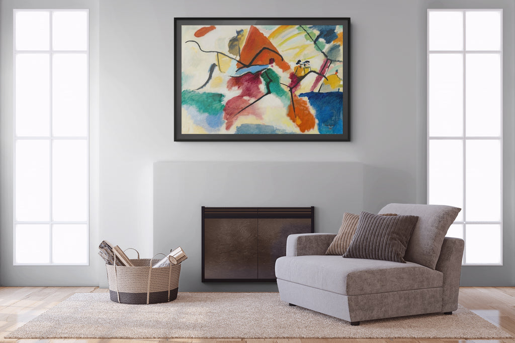 Couple à cheval - Vassily Kandinsky - Toile premium 430g (qualité galerie)