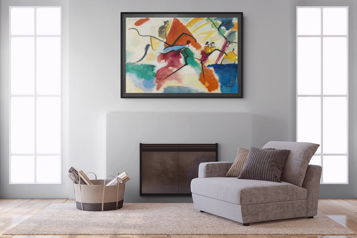 Couple à cheval - Vassily Kandinsky - Toile premium 430g (qualité galerie)