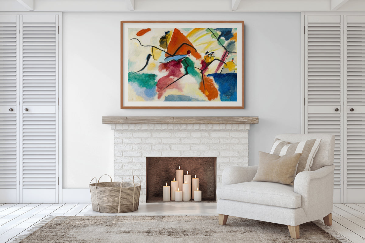 Couple à cheval - Vassily Kandinsky - Toile premium 430g (qualité galerie)