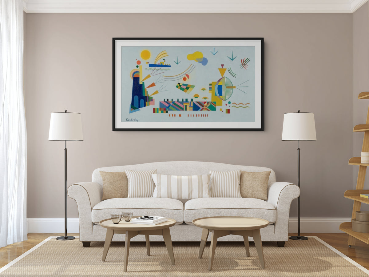 Couple on Horseback - Wassily Kandinsky - Premium 430g canvas (gallery quality)