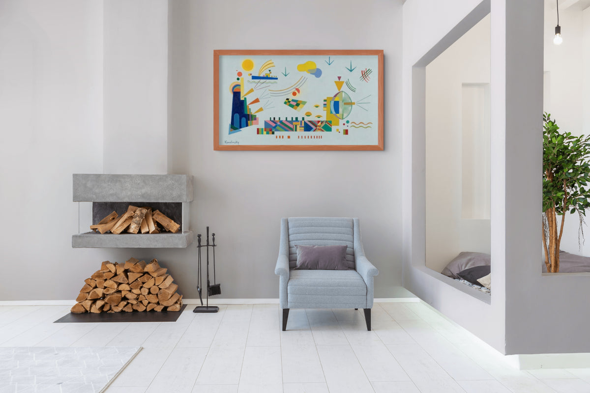 Couple on Horseback - Wassily Kandinsky - Premium 430g canvas (gallery quality)