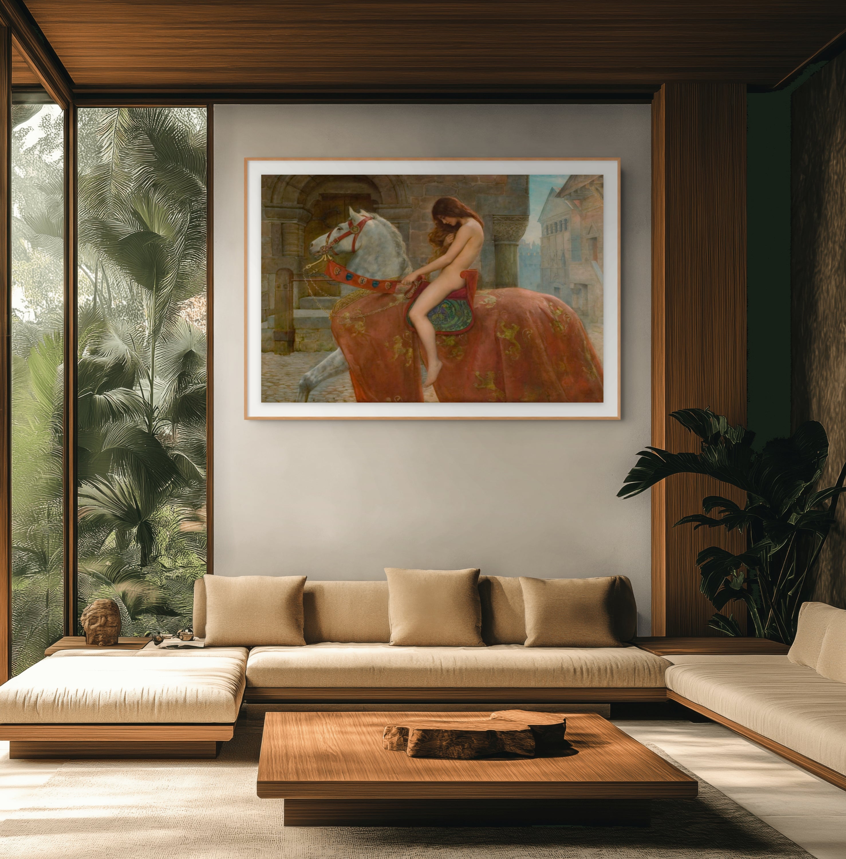 Lady Godiva - John Collier - Premium canvas 430g (gallery quality)