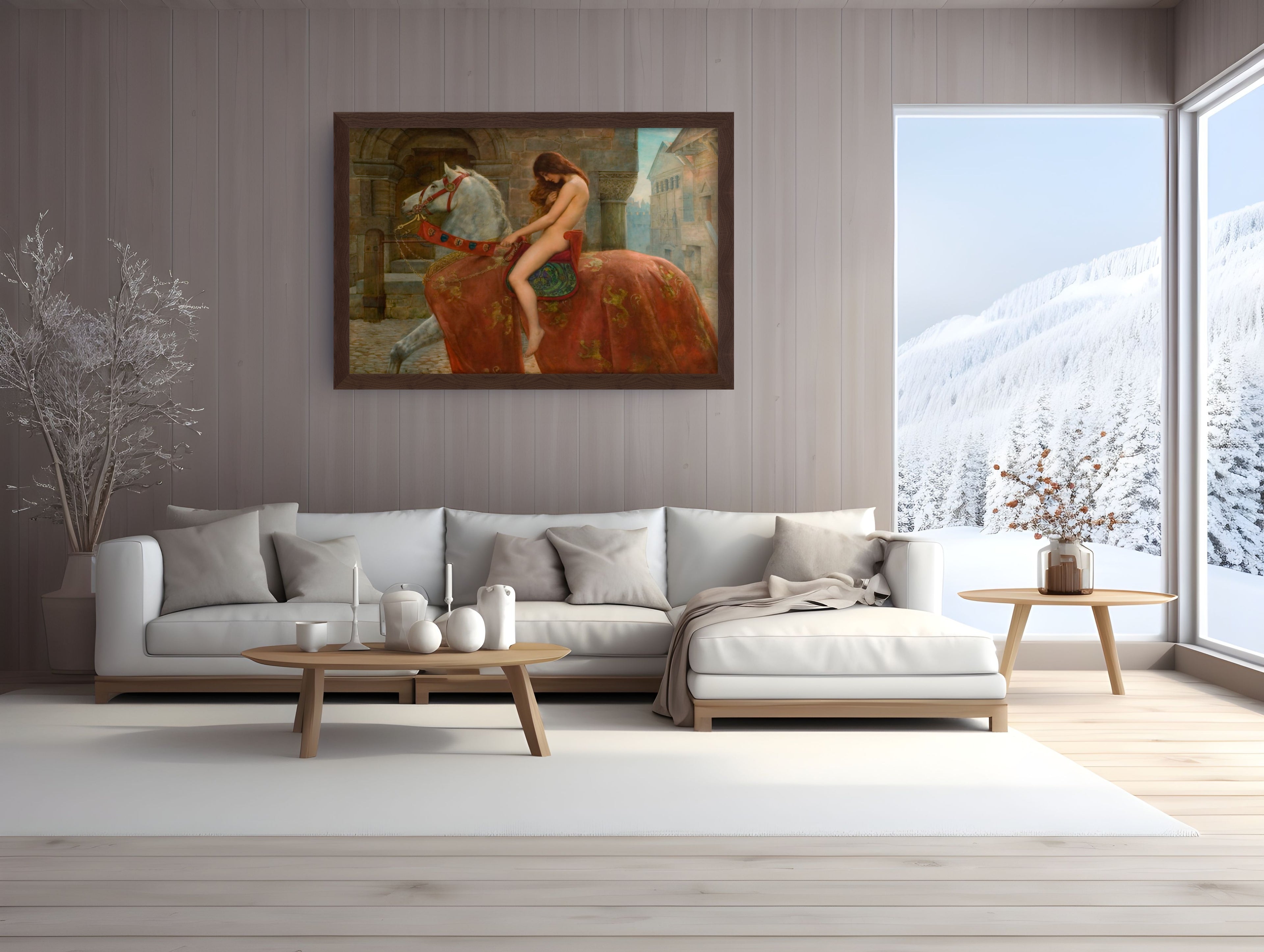 Lady Godiva - John Collier - Premium canvas 430g (gallery quality)