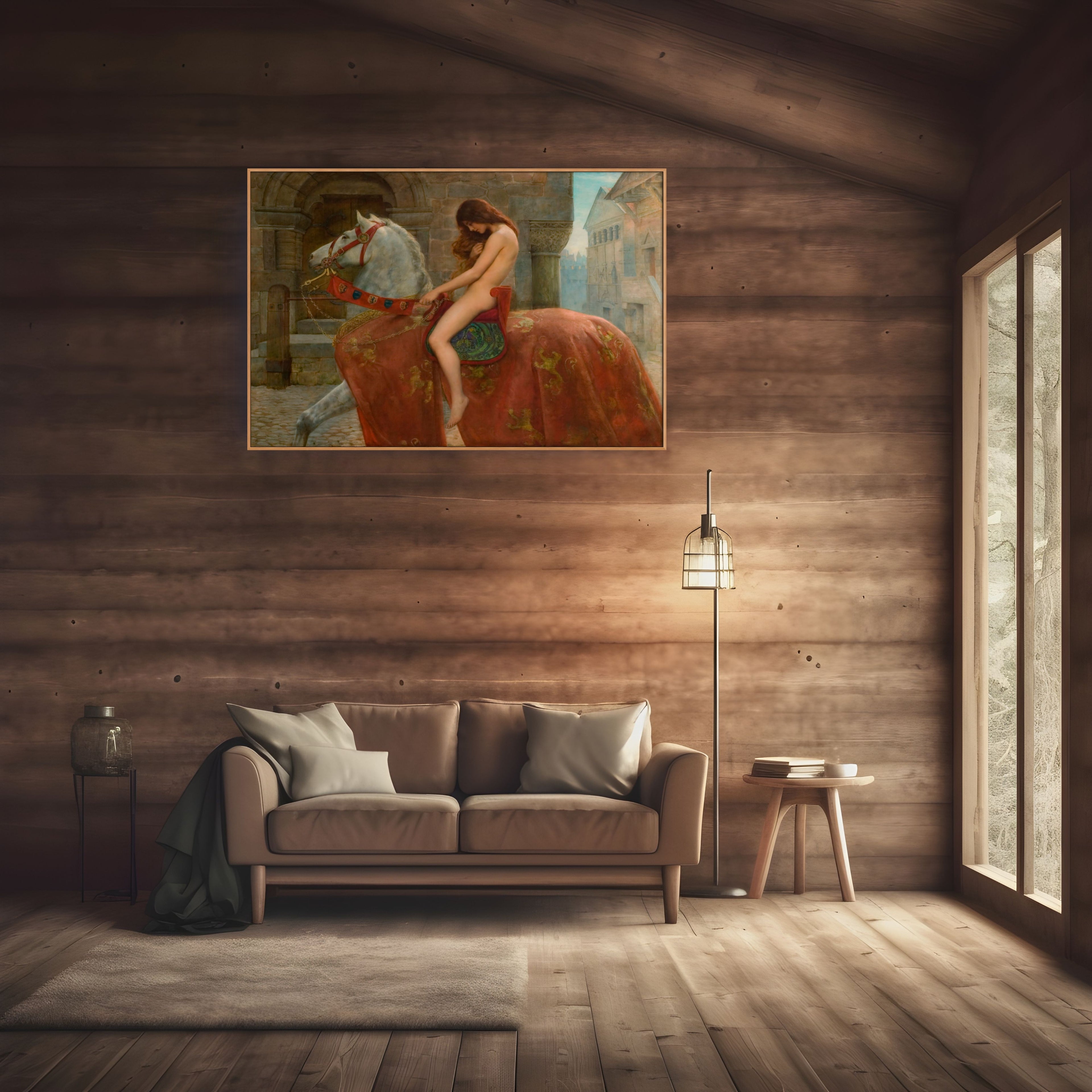 Lady Godiva - John Collier - Premium canvas 430g (gallery quality)