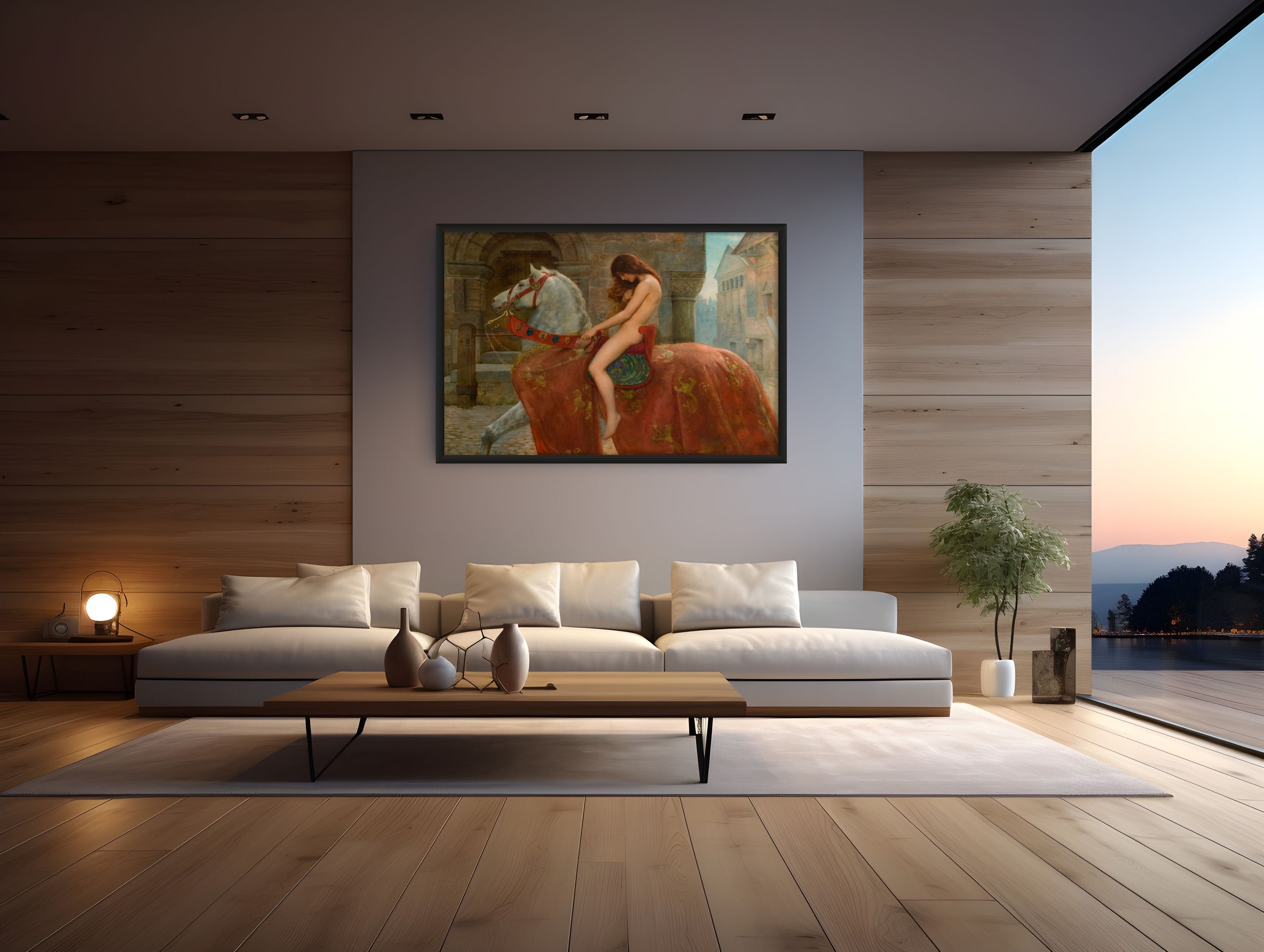 Lady Godiva - John Collier - Premium canvas 430g (gallery quality)