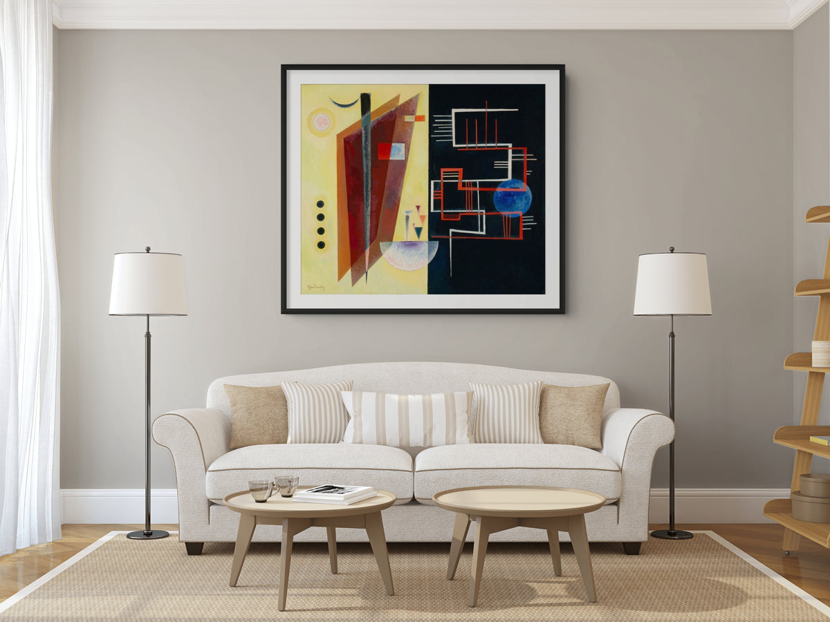 Couple à cheval - Vassily Kandinsky - Toile premium 430g (qualité galerie)