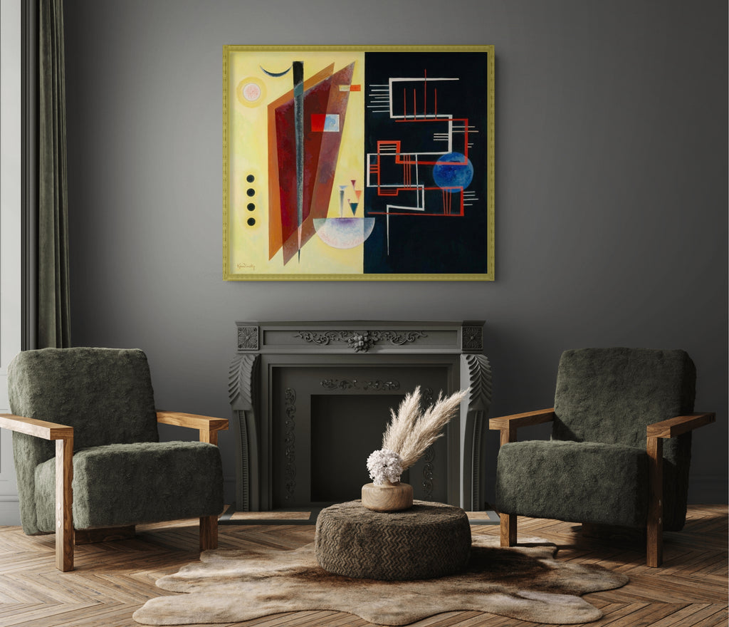Couple à cheval - Vassily Kandinsky - Toile premium 430g (qualité galerie)
