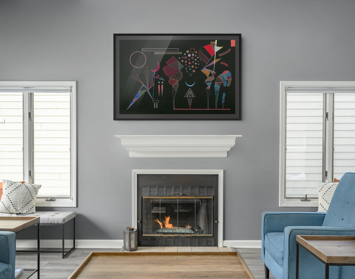 Estudio para «Contrastes reducidos» - Wassily Kandinsky - Lienzo premium 430g (calidad de galeria)