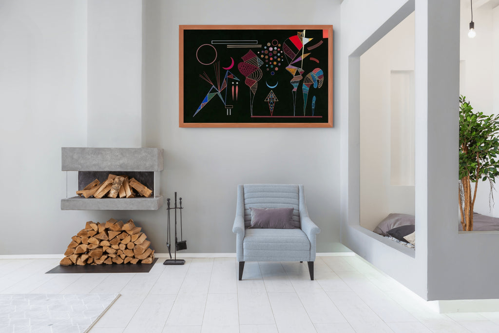 Estudio para «Contrastes reducidos» - Wassily Kandinsky - Lienzo premium 430g (calidad de galeria)