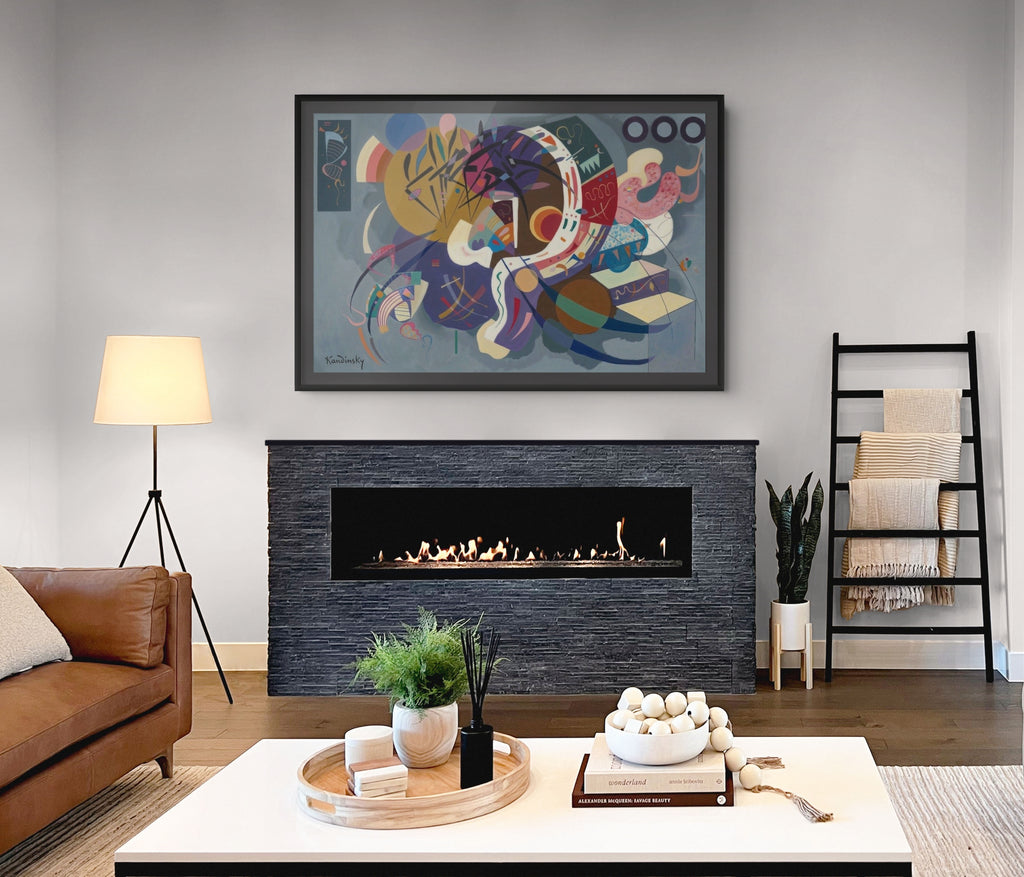 Couple à cheval - Vassily Kandinsky - Toile premium 430g (qualité galerie)