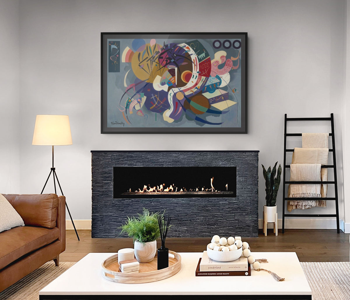 Couple à cheval - Vassily Kandinsky - Toile premium 430g (qualité galerie)