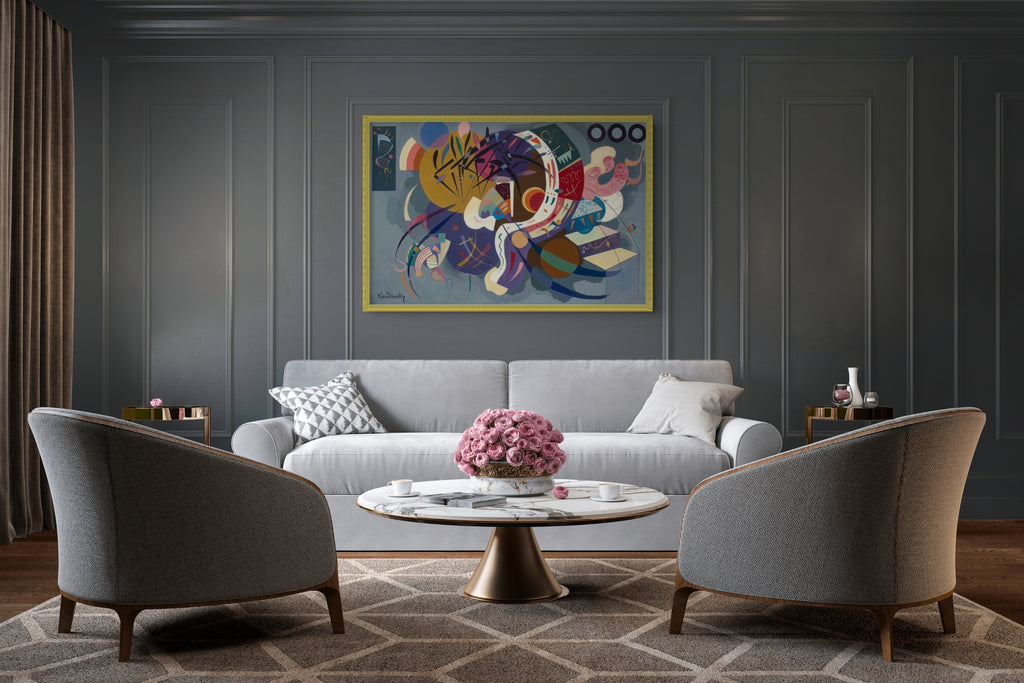 Couple à cheval - Vassily Kandinsky - Toile premium 430g (qualité galerie)