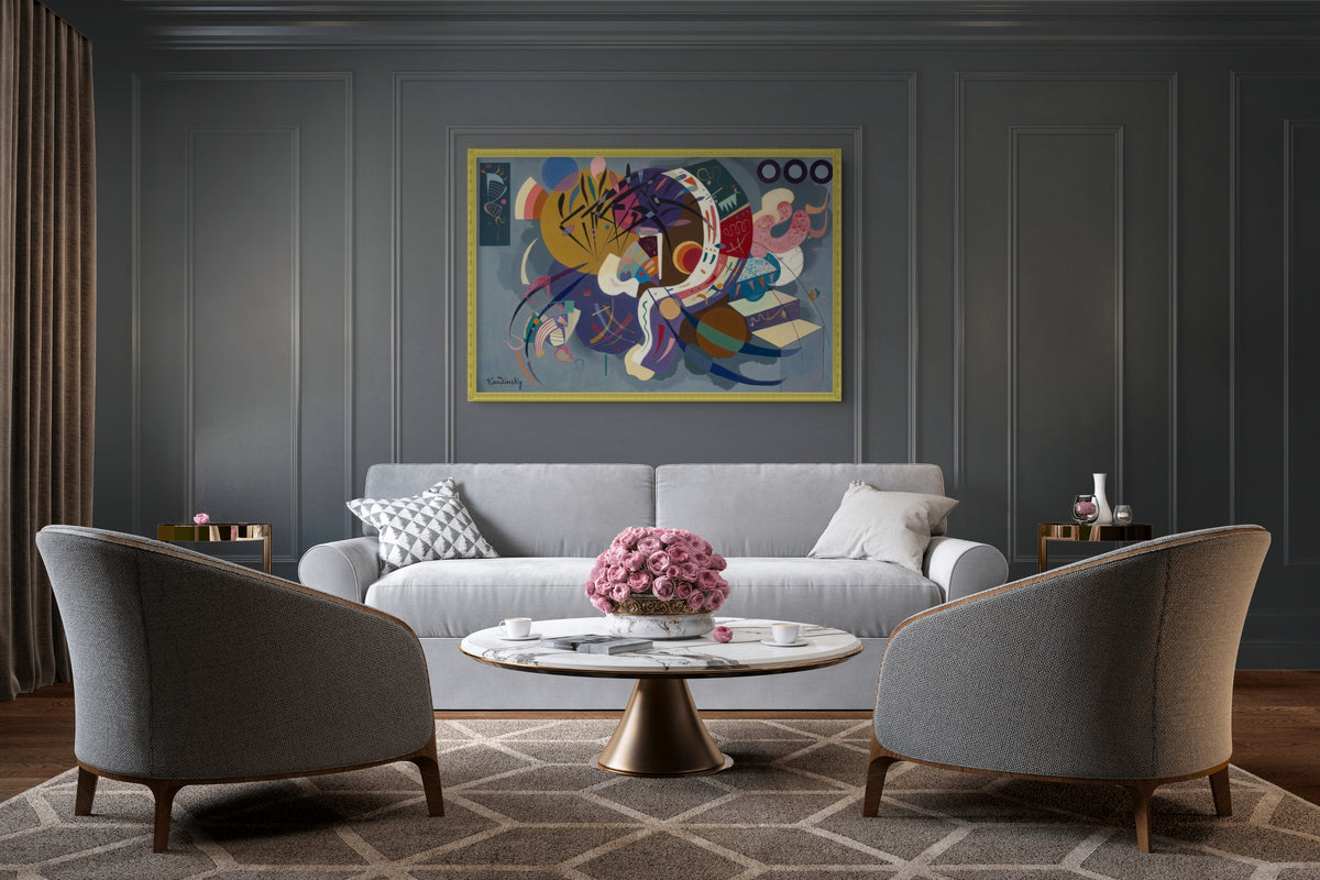 Couple à cheval - Vassily Kandinsky - Toile premium 430g (qualité galerie)