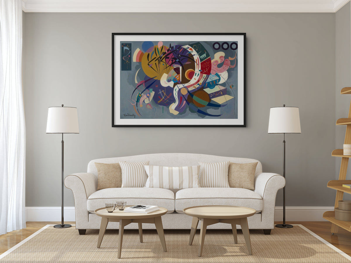 Couple à cheval - Vassily Kandinsky - Toile premium 430g (qualité galerie)