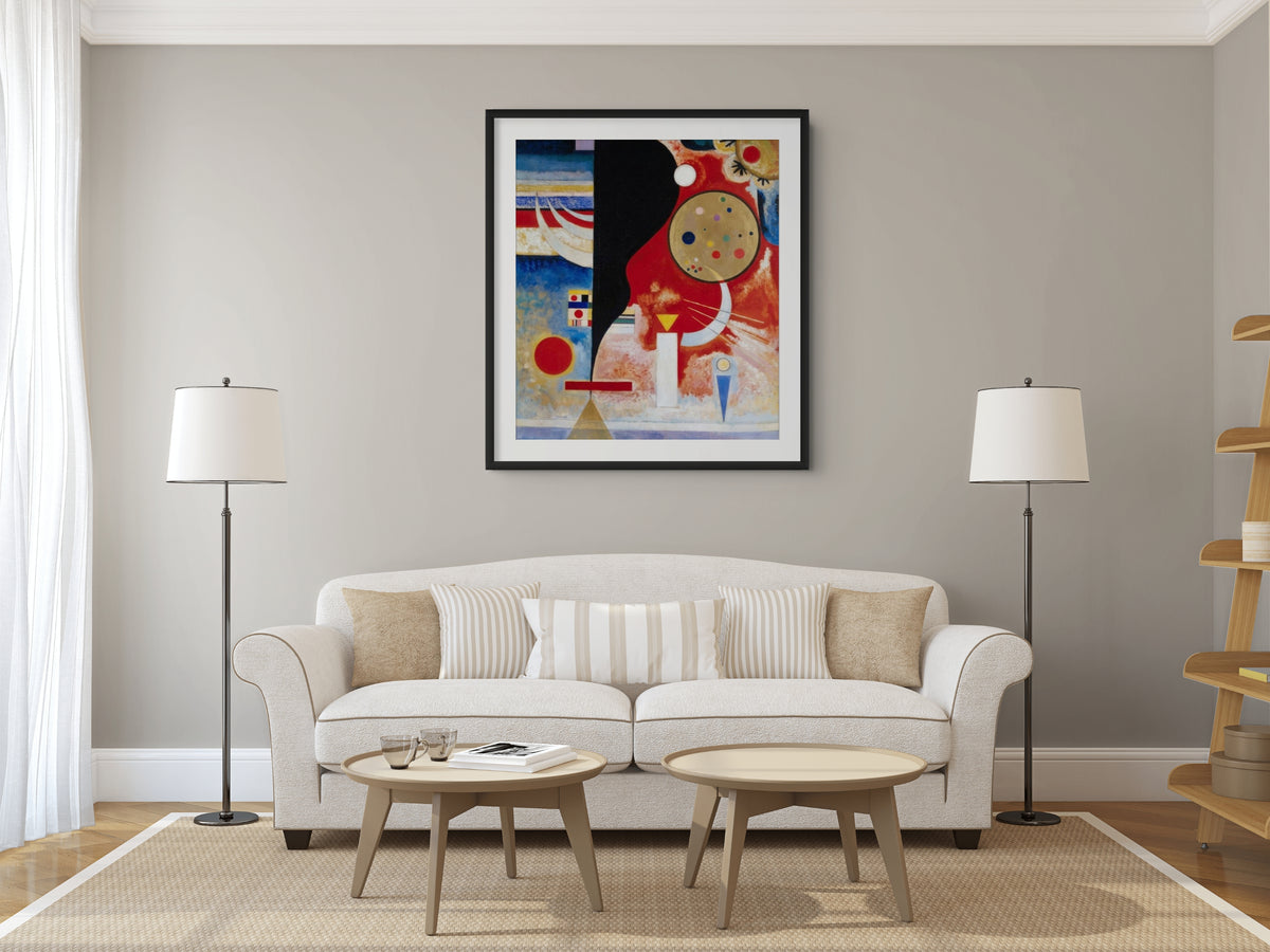 Couple on Horseback - Wassily Kandinsky - Premium 430g canvas (gallery quality)