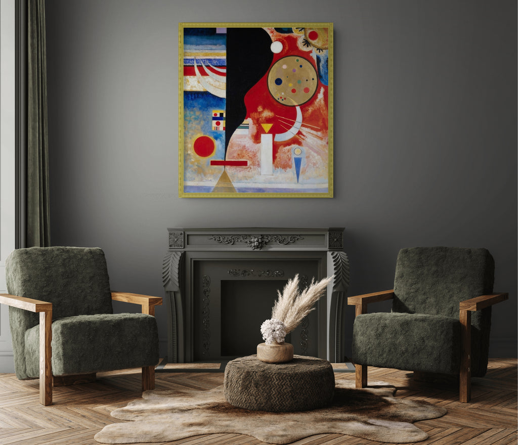 Couple on Horseback - Wassily Kandinsky - Premium 430g canvas (gallery quality)