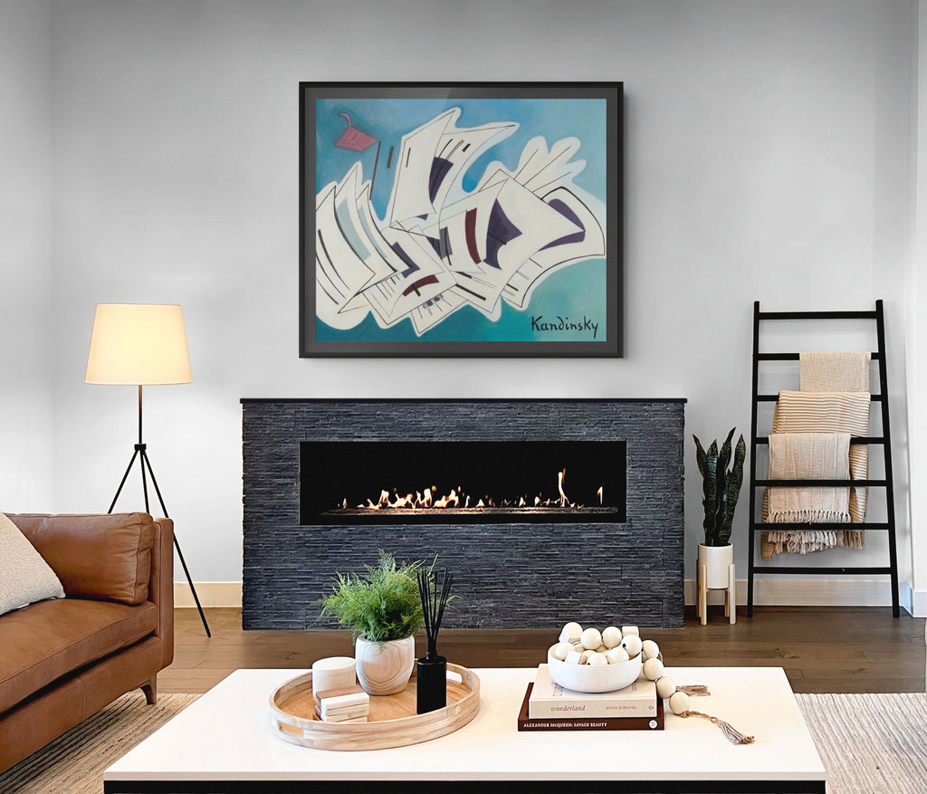 Couple à cheval - Vassily Kandinsky - Toile premium 430g (qualité galerie)