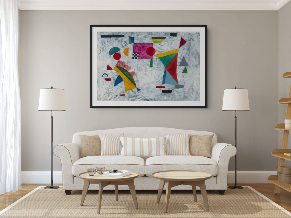 Couple à cheval - Vassily Kandinsky - Toile premium 430g (qualité galerie)
