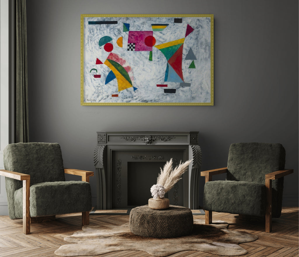 Couple à cheval - Vassily Kandinsky - Toile premium 430g (qualité galerie)