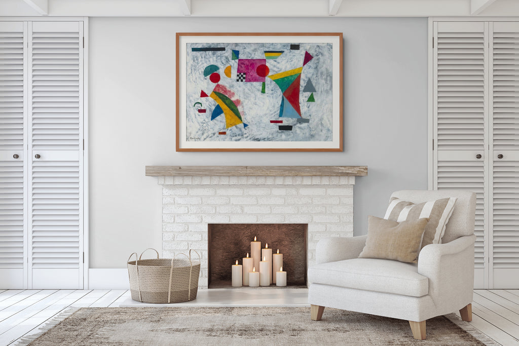 Couple à cheval - Vassily Kandinsky - Toile premium 430g (qualité galerie)