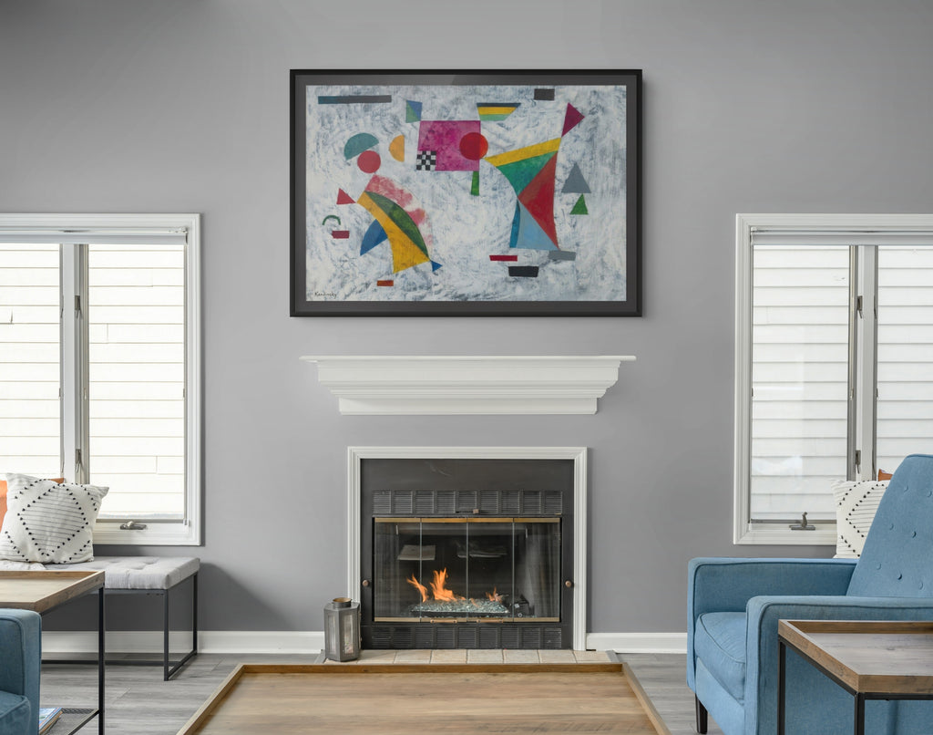 Couple à cheval - Vassily Kandinsky - Toile premium 430g (qualité galerie)