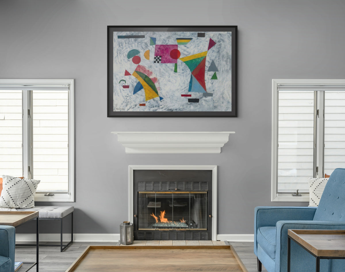 Couple à cheval - Vassily Kandinsky - Toile premium 430g (qualité galerie)