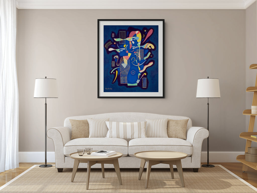 Couple on Horseback - Wassily Kandinsky - Premium 430g canvas (gallery quality)