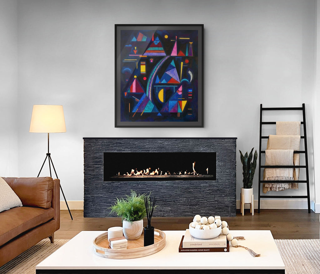 Couple à cheval - Vassily Kandinsky - Toile premium 430g (qualité galerie)