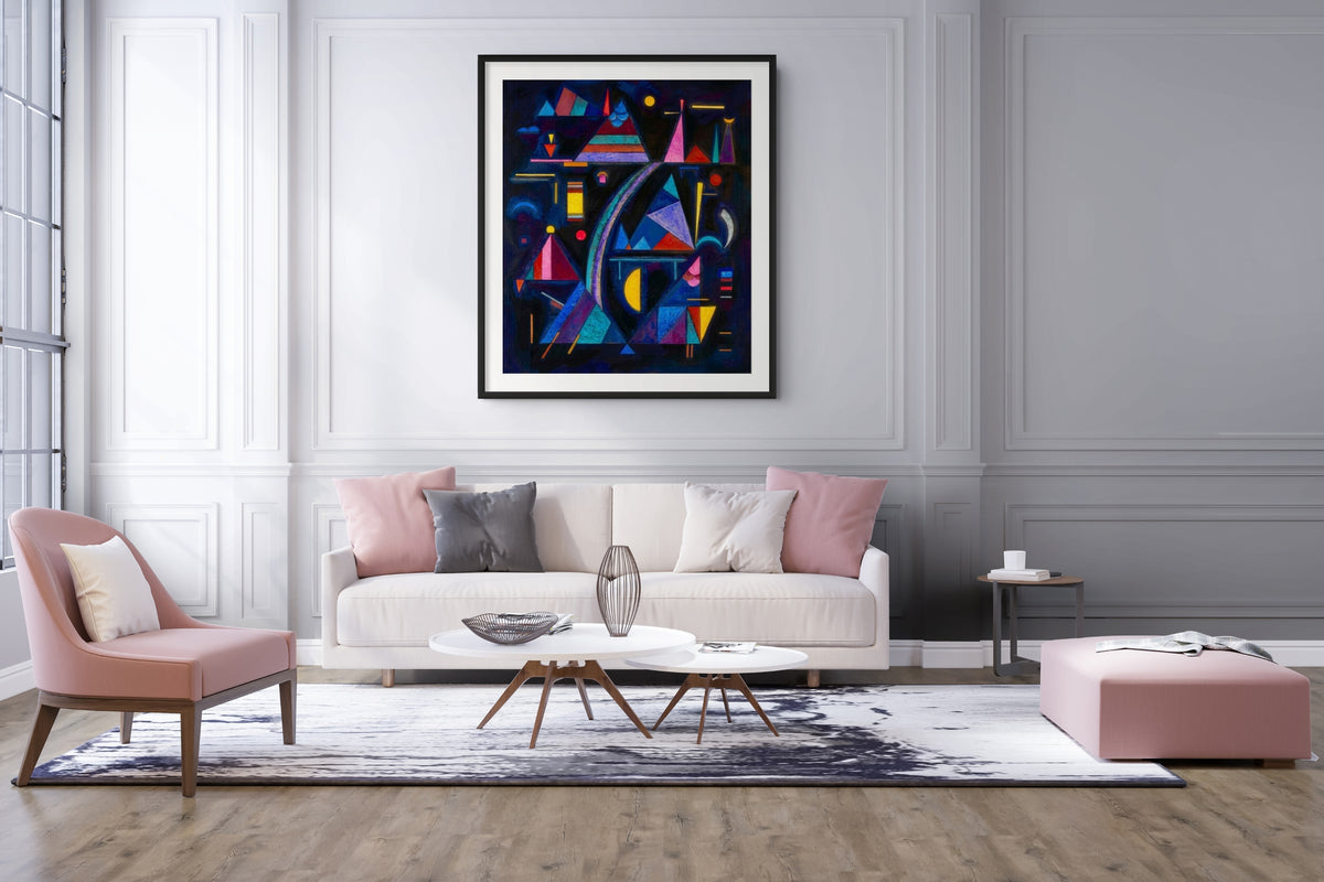 Couple à cheval - Vassily Kandinsky - Toile premium 430g (qualité galerie)
