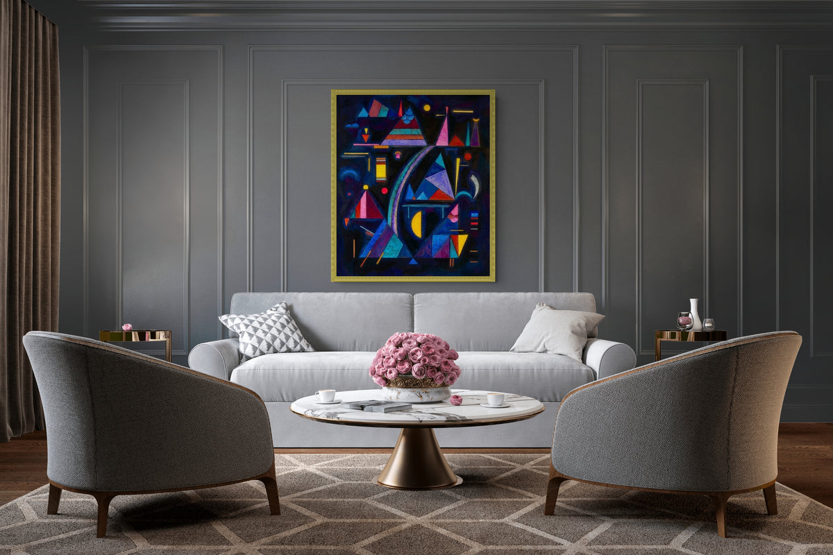 Couple à cheval - Vassily Kandinsky - Toile premium 430g (qualité galerie)