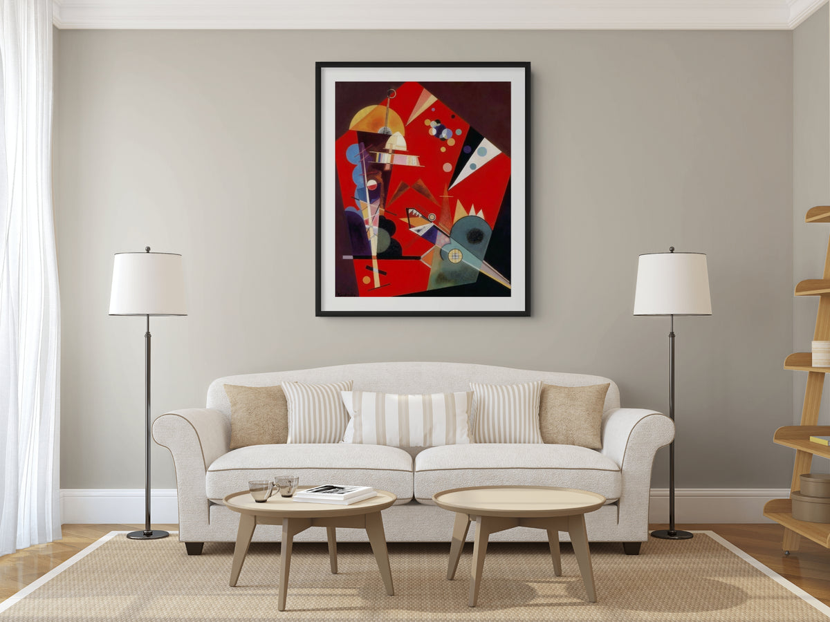 Couple on Horseback - Wassily Kandinsky - Premium 430g canvas (gallery quality)