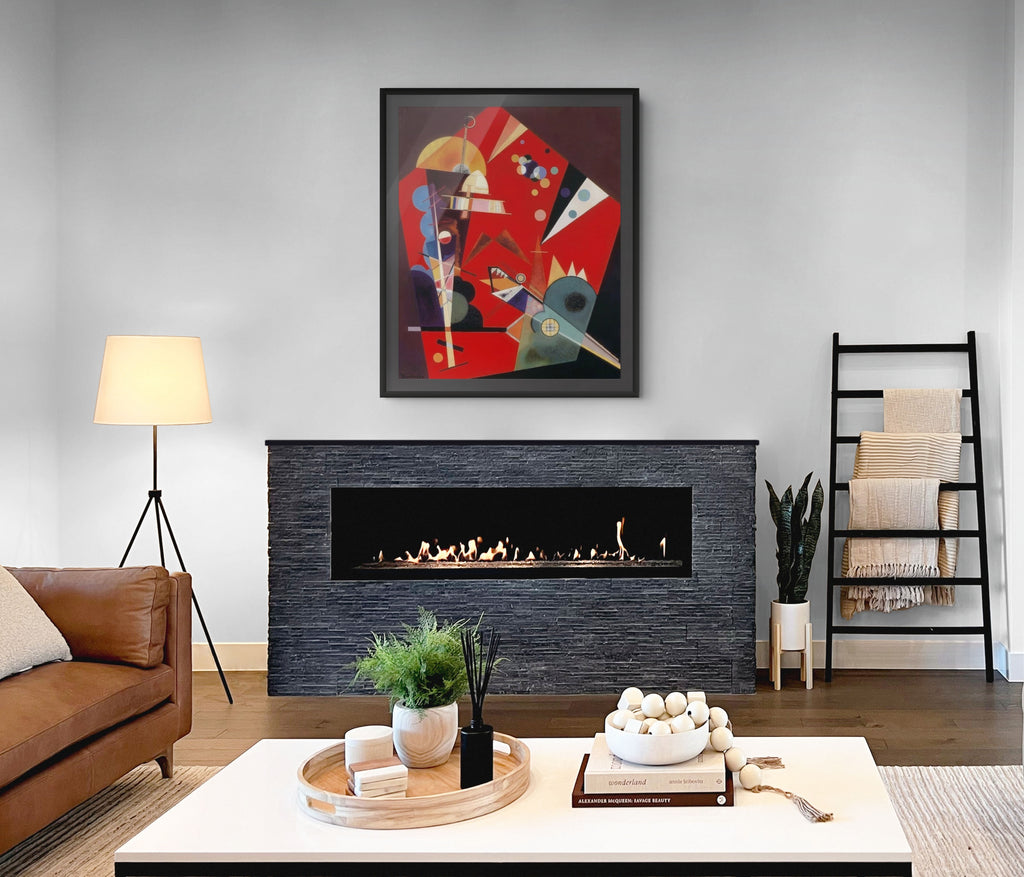 Couple on Horseback - Wassily Kandinsky - Premium 430g canvas (gallery quality)