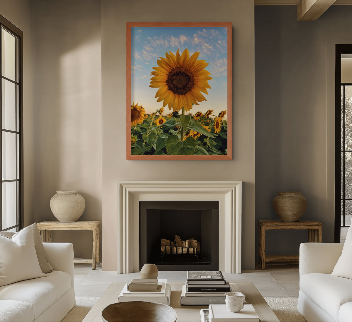 Cielo y Paisaje - Lienzo premium 430g (calidad de galeria)