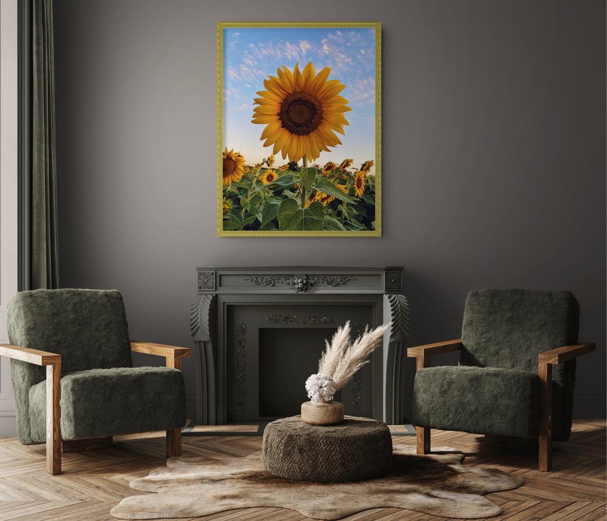Cielo y Paisaje - Lienzo premium 430g (calidad de galeria)