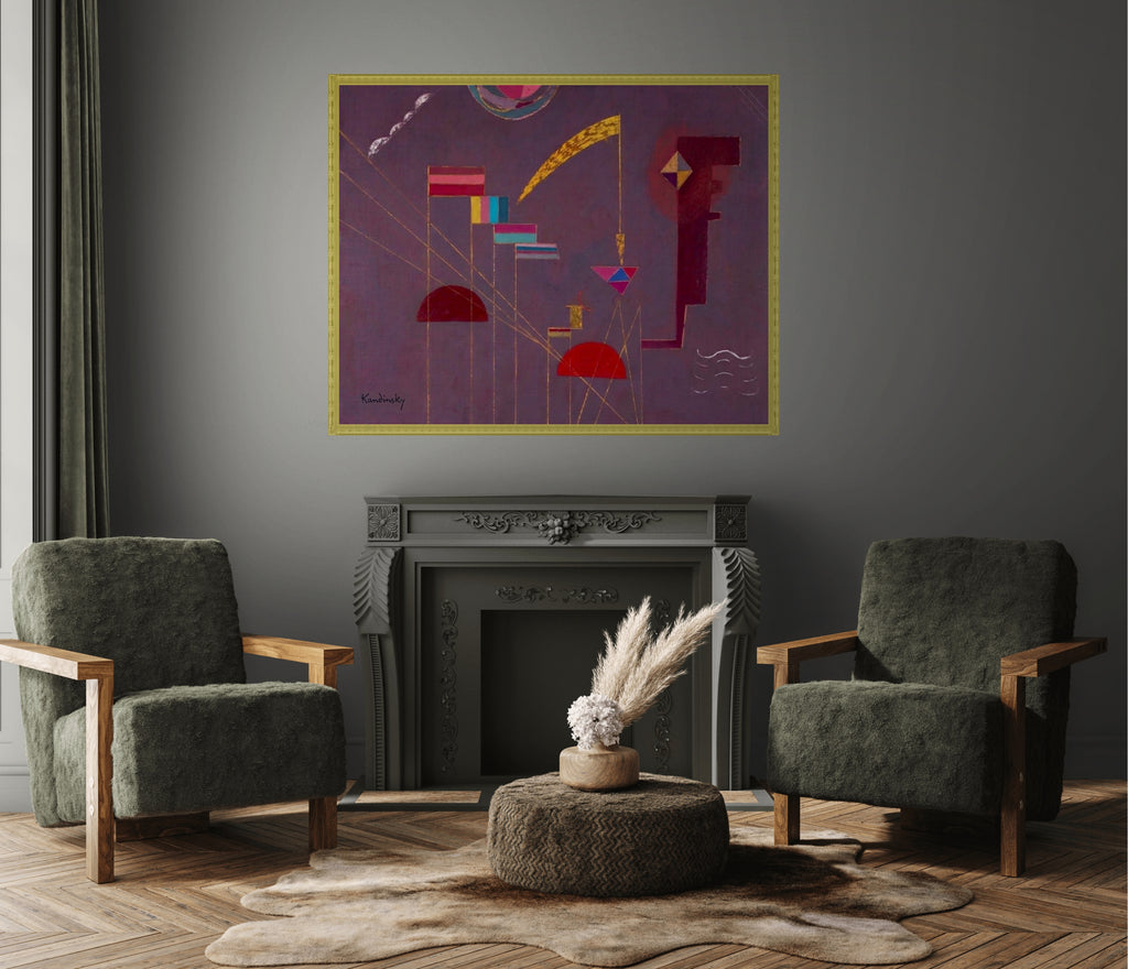 Couple à cheval - Vassily Kandinsky - Toile premium 430g (qualité galerie)