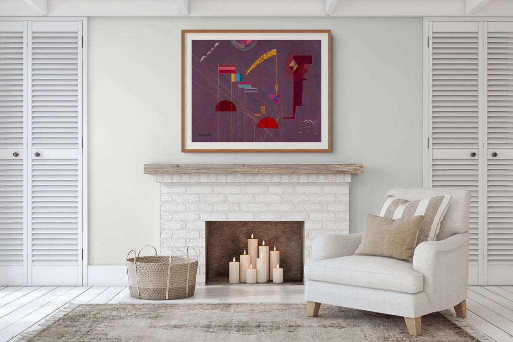 Couple à cheval - Vassily Kandinsky - Toile premium 430g (qualité galerie)