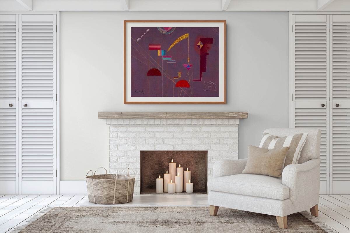Couple à cheval - Vassily Kandinsky - Toile premium 430g (qualité galerie)