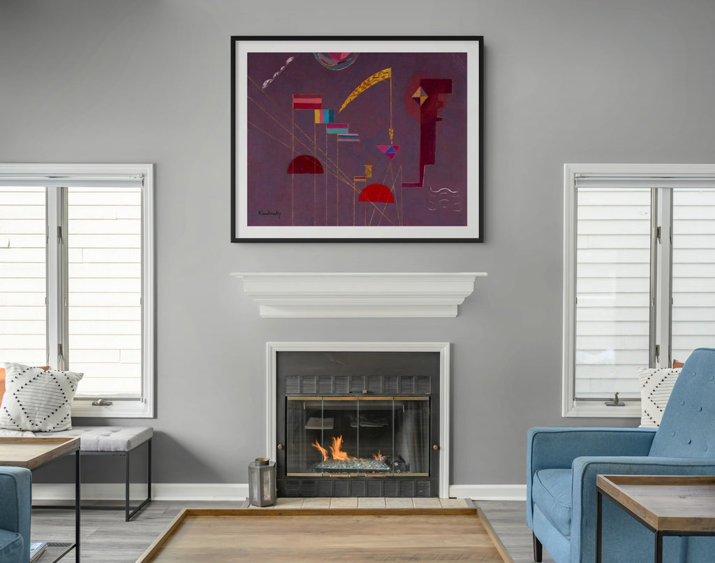 Couple à cheval - Vassily Kandinsky - Toile premium 430g (qualité galerie)